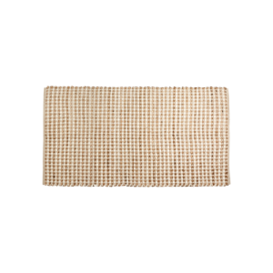 Jutematta Vendela, natur/elfenben (150 x 80 cm)