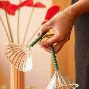 Gröna Perle Drinkglas Från &Klevering – Coupe Perle Set Om 2