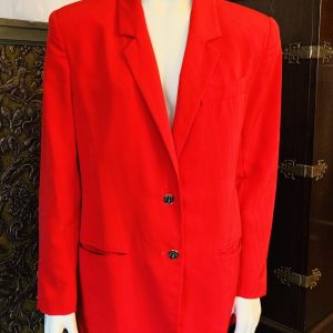 Röd Yves Saint Laurent Kavaj No3