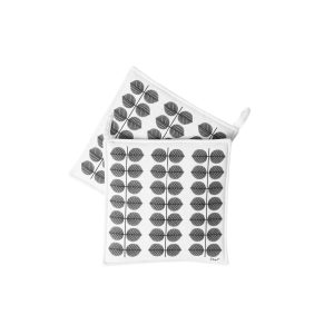 Berså grytlapp, grå/vit