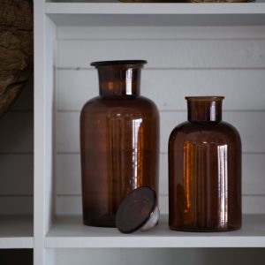 Glasflaska med lock – Liten