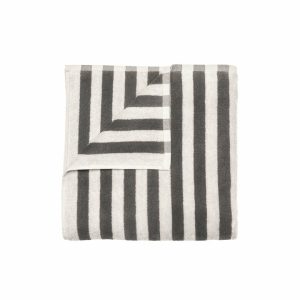 Handduk ARTO 100 x 50 cm grårandig, Blomus