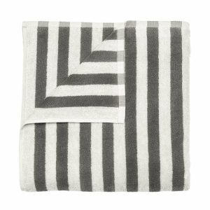 Badlakan ARTO 70×140 cm grårandigt, Blomus