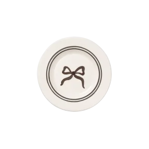 Bow Tapastallrik - Svart 15 cm