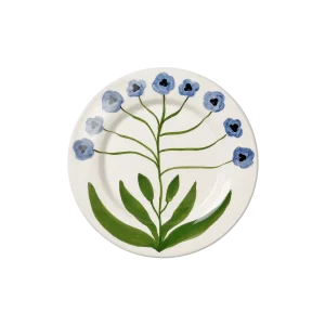Madelen Möllard Pansy Assiett - Blå 22 cm