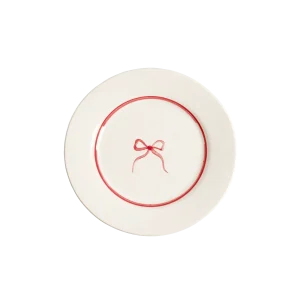 Bow Assiett - Mörkrosa 22 cm
