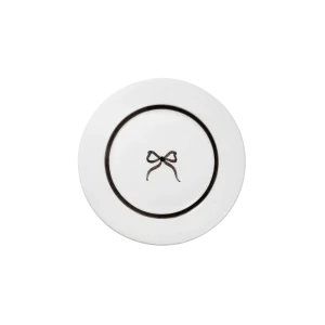 Bow Assiett - Svart 22 cm