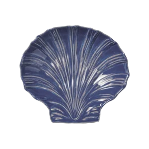 Shell Stor Skål - Mörkblå 31x35 cm