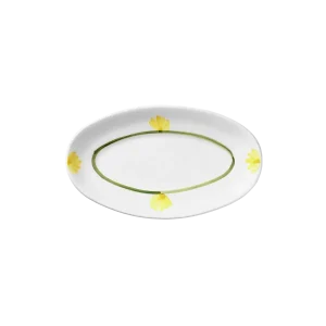 Cottage Flower Litet Serveringsfat - Gul 22 cm
