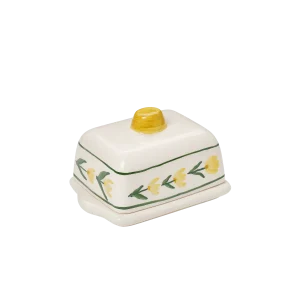 Cottage flower Smörkupa - Gul 17x11.5 cm