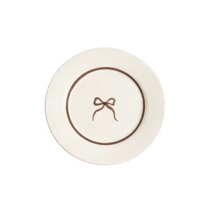 Bow Assiette - Brun 22 cm