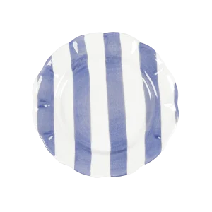 Stripe tallrik - Mörkblå 28 cm