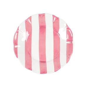 Stripe tallrik - Mörkrosa 28 cm