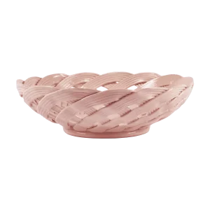 Basket servingsskål - Mörkrosa 26 cm
