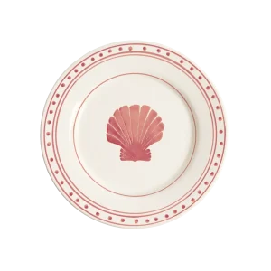 Shell tallrik - Mörkrosa 28 cm