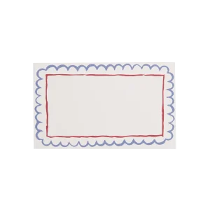 Italiano placeringskort - Mörkblå 8x5 cm