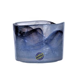 Läckra ljuslykta låg svart/vit