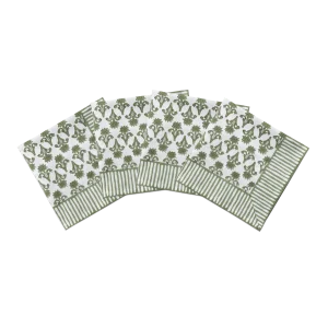 Lily Servett 4-pack - Grön 45x45 cm