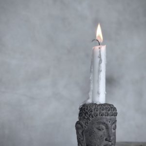 YONO buddha stone candle holders – CURLY.