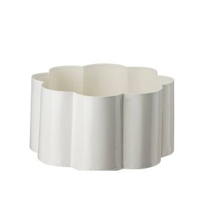 Panteringsskål Lotus metall L, offwhite