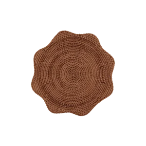 Scallop rotting bordstablett - Mörkbrun 33 cm