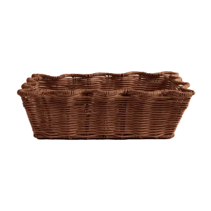 Scallop Rottingkorg - Mörkbrun 20x30 cm