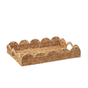 Classic Scallop Rottingbricka - Natur 30x40 cm