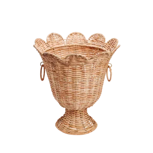 Scallop Rottingvas - Natur 30x31 cm