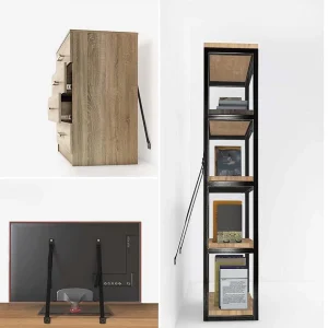 Anti-Tip Tippskydd Rejäla - för möbler & TV (2-pack)