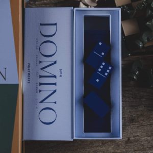 domino-blå