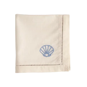 Shell Servett - Blå 45x45 cm