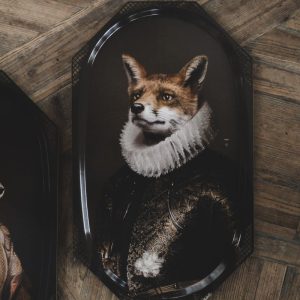 Bricka/tavla Renard räv