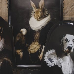 Bricka/tavla Zhao hare/örn.