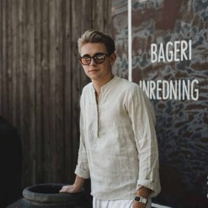 Linneskjorta – Butter Cream – unisex