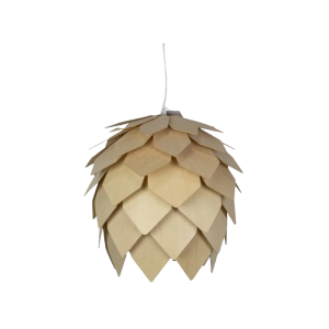 Cone taklampa trä Liten