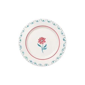 Cottage Flower Assiette - Teal 22 cm