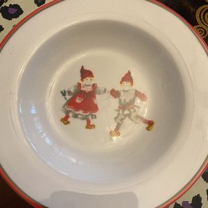 Djup jultallrik från Mariehult No 1