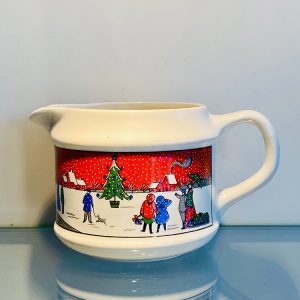 Gräddkanna med vintermotiv Grindley. No4