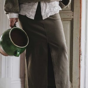 Box skirt – grön.