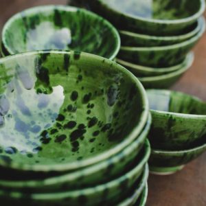 Amalfi skål – grön – 25cm