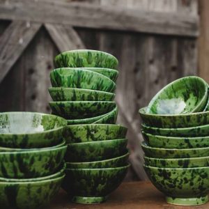 Amalfi Skål grön – 20 cm .