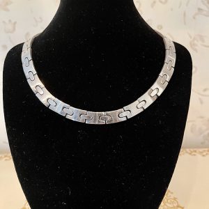 Tungt Halsband i Sterling Silver. No8
