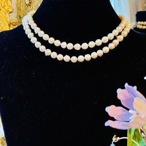 Tvåradigt Pärlhalsband No30