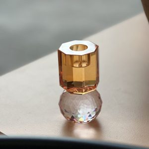 Kristall Ljusstake – Lyxig Glasljusstake Från C´est Bon