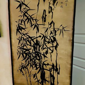 Kakemono med bambu No1
