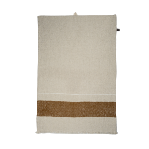 Kökshandduk 47×70 natur/kola/vit