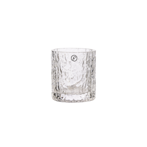 Vas/ljuslykta mönstrat glas