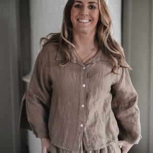 London swag shirt – camel.
