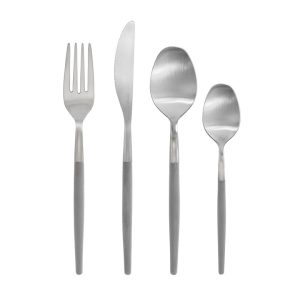 BESTICKSET MAXIME, BLOMUS, GRÅ (16 DELAR)