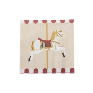 Merry-go-round Serviet, Natur, FSC® Mix, Papir